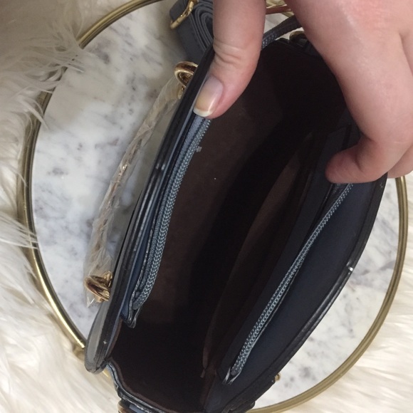 Round Blue Crossbody Bag - Picture 3 of 7